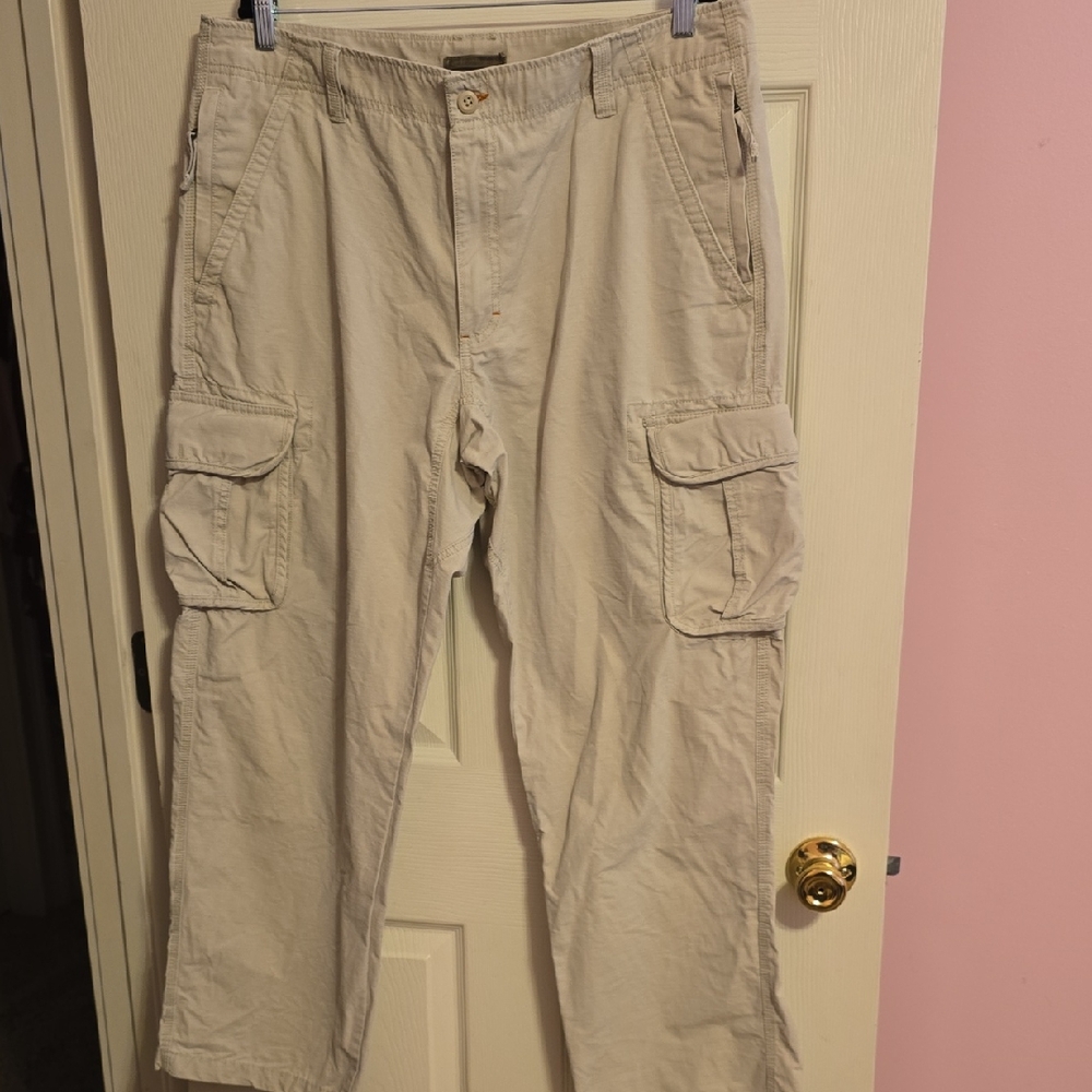 L.L. Bean Men's Light Tan Cargo Pants